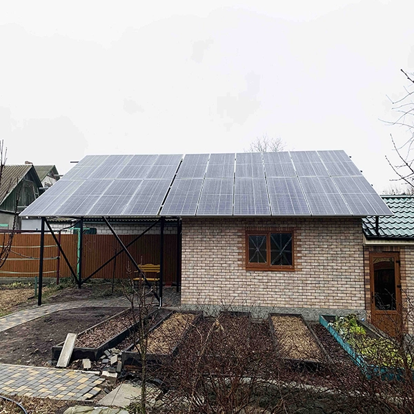 Гібридна сонячна електростанція потужністю 10кВт